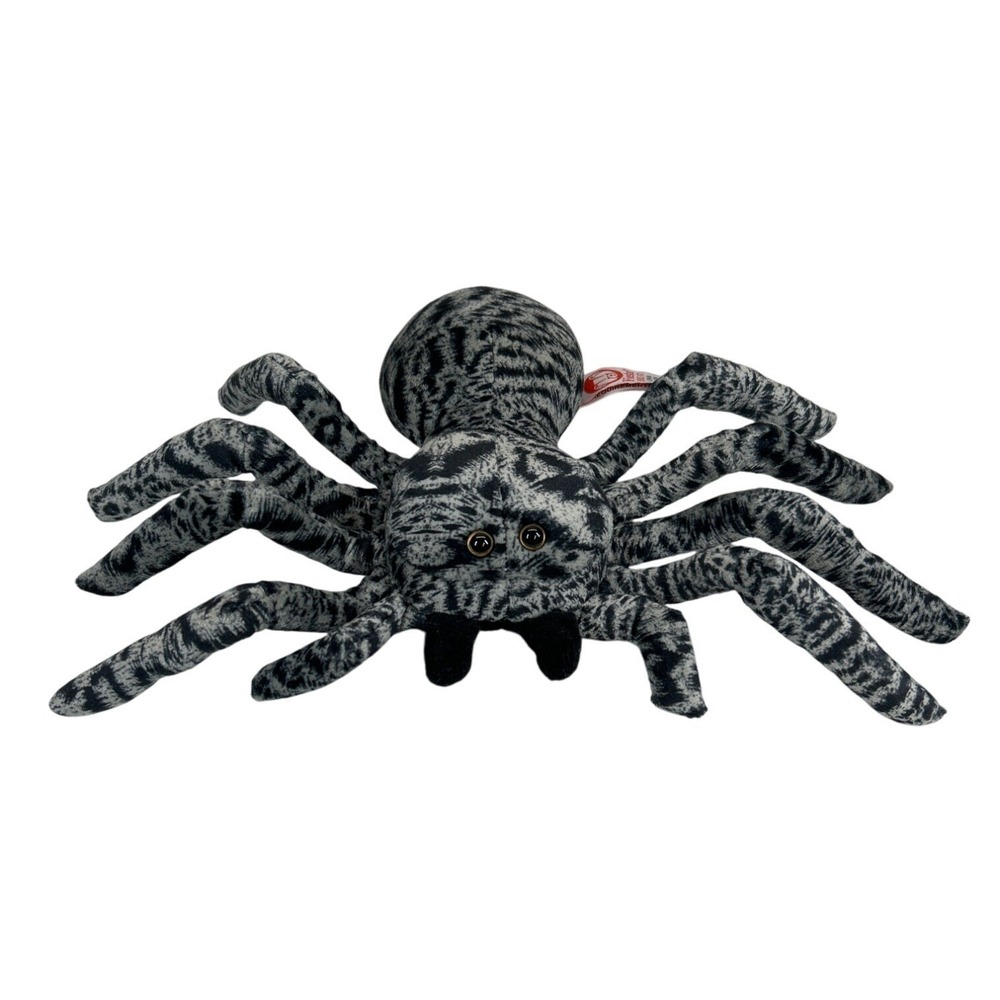 Fiesta Tarantula Spider 9" Plush‎ Black White Stuffed Animal